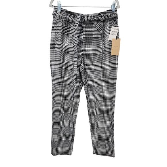 New NWT Halogen‎ Women's Houndstooth Black White Office Career Size 8 - Picture 3 of 9